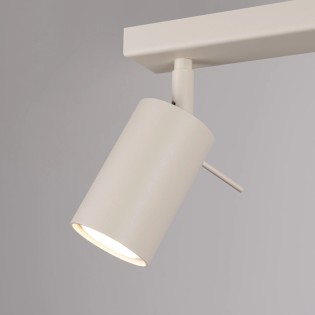 Regleta Vinivi beige, 3 luces
