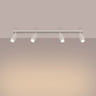 Regleta Vinivi beige, 4 luces