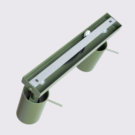 Regleta Vinivi verde, 2 luces