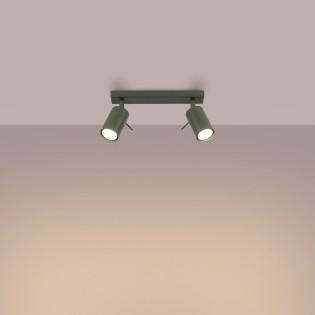 Regleta Vinivi verde, 2 luces