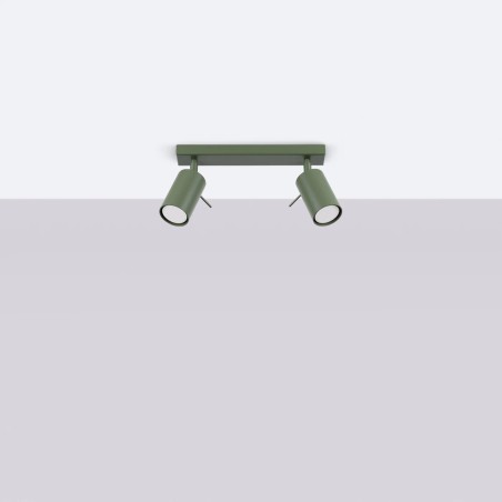 Regleta Vinivi verde, 2 luces