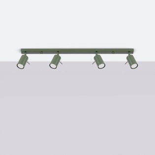 Regleta Vinivi verde, 4 luces