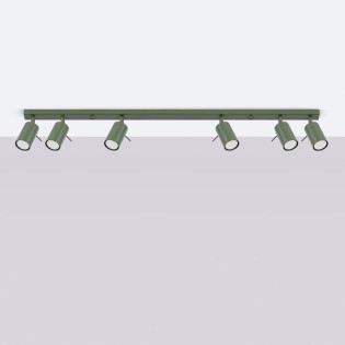 Regleta Vinivi verde, 6 luces