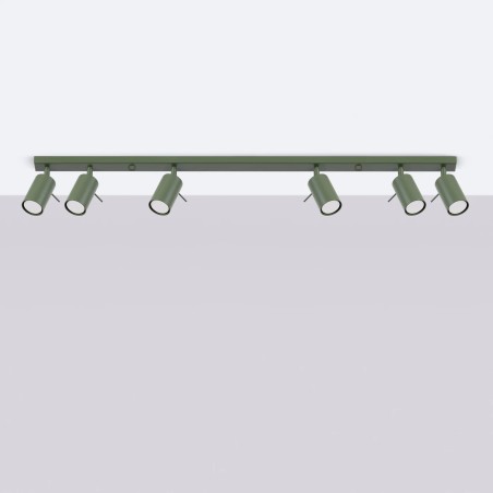 Regleta Vinivi verde, 6 luces