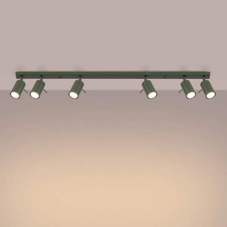Regleta Vinivi verde, 6 luces