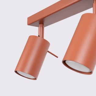 Regleta Vinivi rojo, 2 luces