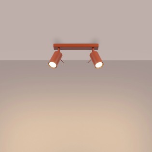 Regleta Vinivi rojo, 2 luces