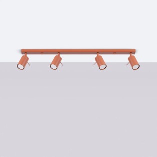 Regleta Vinivi rojo, 4 luces