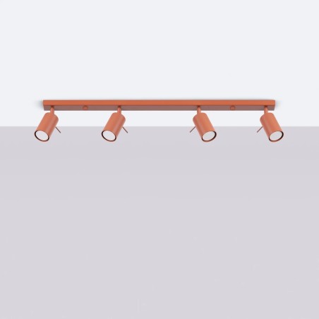 Regleta Vinivi rojo, 4 luces