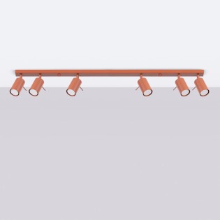 Regleta Vinivi rojo, 6 luces