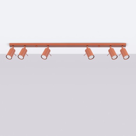 Regleta Vinivi rojo, 6 luces