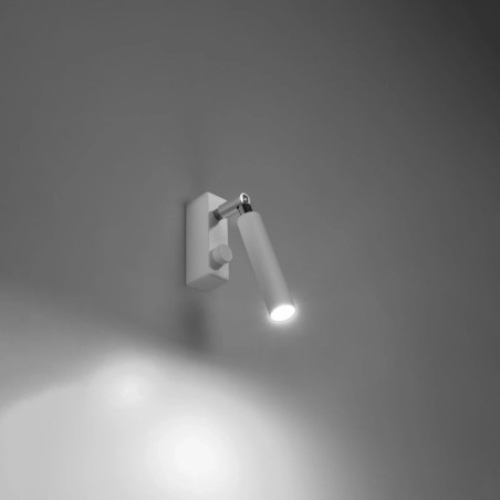 Aplique de pared Koin blanco, 1 luz