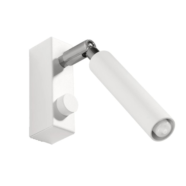 Aplique de pared Koin blanco, 1 luz