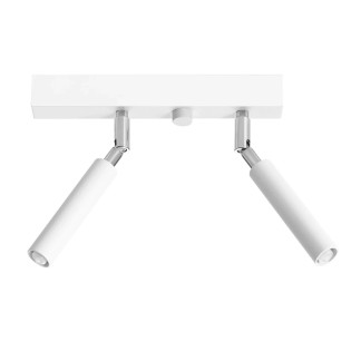 Regleta Koin blanco, 2 luces
