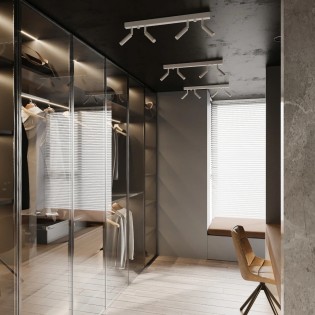 Regleta Koin blanco, 4 luces