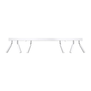 Regleta Koin blanco, 6 luces