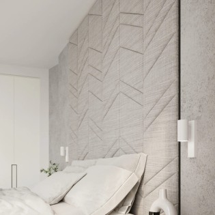 Aplique de pared Moal blanco