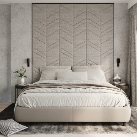 Aplique de pared Moal negro