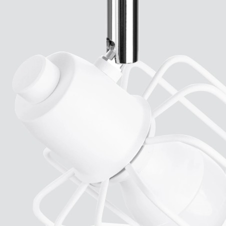 Regleta Naxa blanco, 2 luces