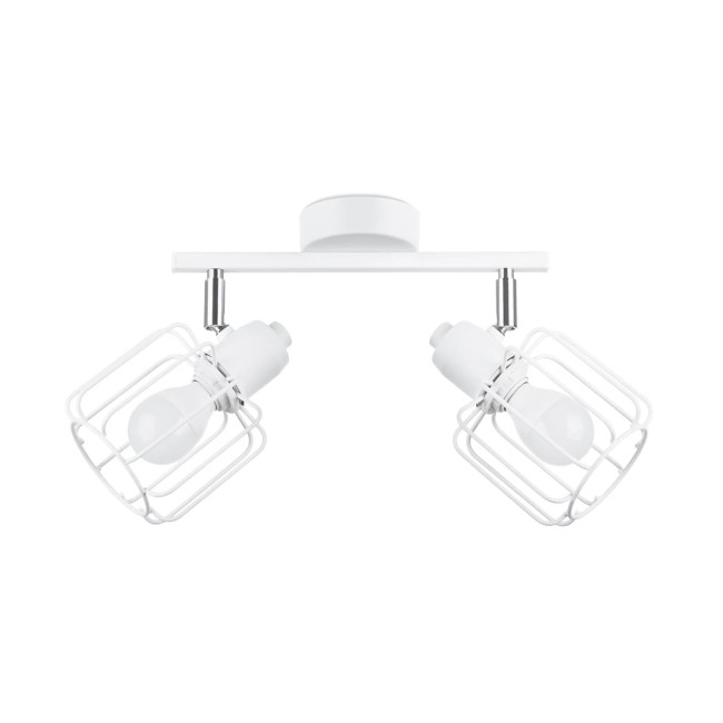 Regleta Naxa blanco, 2 luces