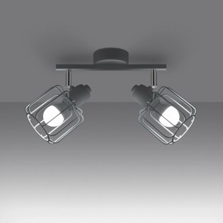 Regleta Naxa blanco, 2 luces