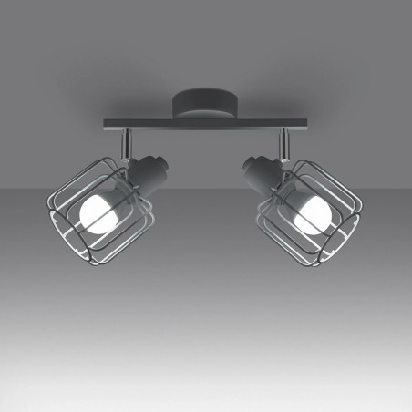 Regleta Naxa blanco, 2 luces