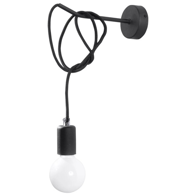 Aplique de pared Asum negro