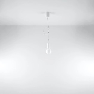Lámpara colgante Tina blanco, 1 luz
