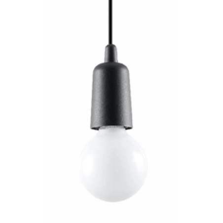 Lámpara colgante Tina negro, 1 luz