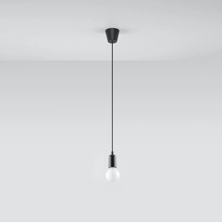 Lámpara colgante Tina negro, 1 luz