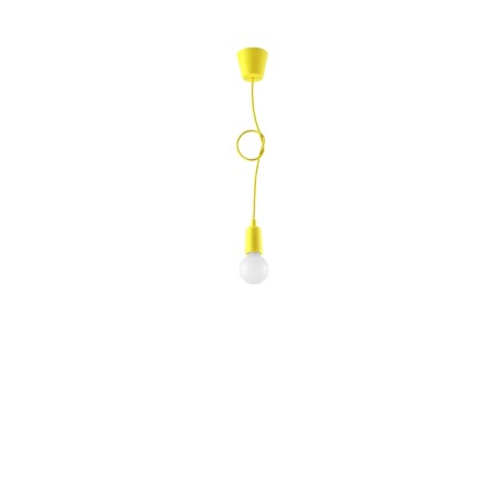 Lámpara colgante Tina amarillo, 1 luz