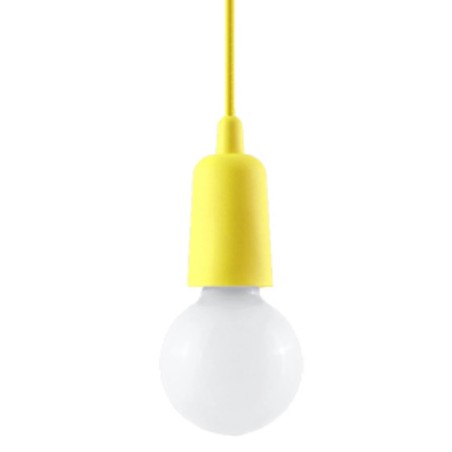 Lámpara colgante Tina amarillo, 1 luz