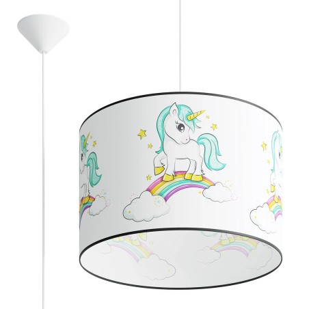 Lámpara colgante infantil Unicornio 40