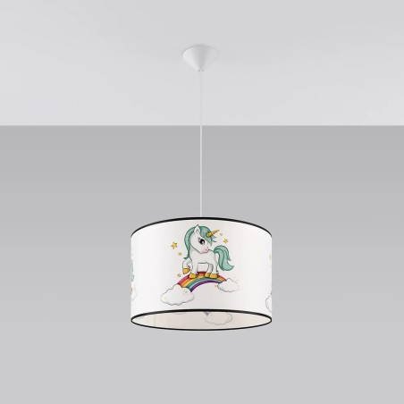 Lámpara colgante infantil Unicornio 40