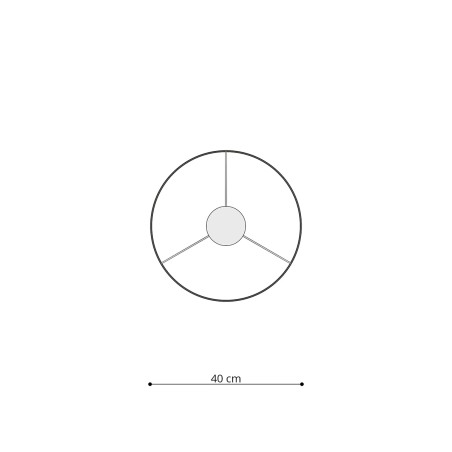 Lámpara colgante infantil Altae 40