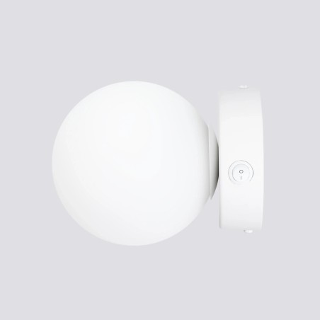 Aplique de pared Vaba blanco, 1 luz