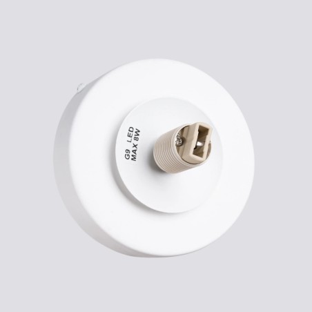 Aplique de pared Vaba blanco, 1 luz