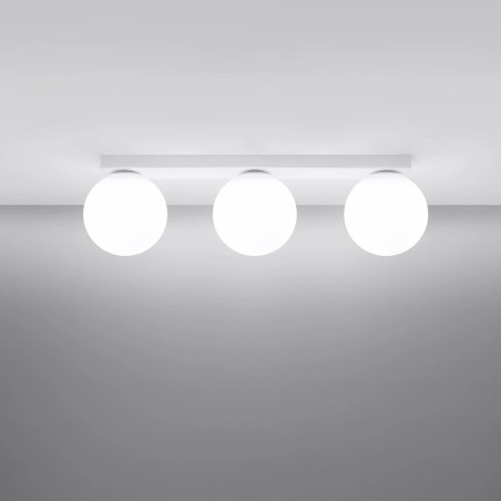 Regleta Eaus blanco, 3 luces