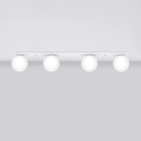 Regleta Eaus blanco, 4 luces