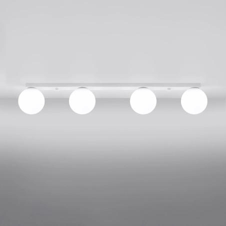 Regleta Eaus blanco, 4 luces