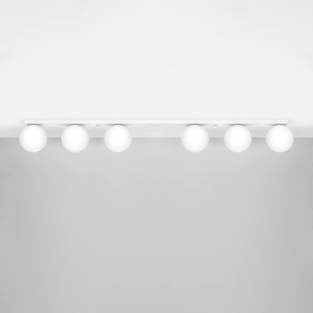 Regleta Eaus blanco, 6 luces