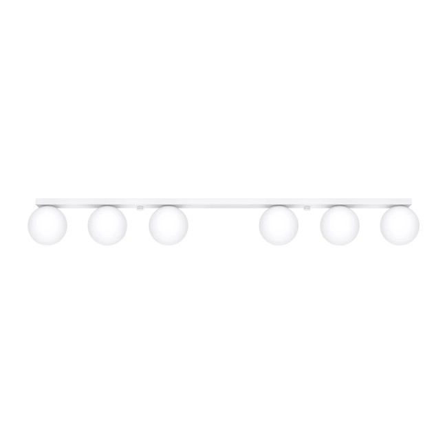 Regleta Eaus blanco, 6 luces
