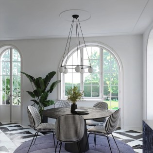 Lámpara Eaus 5 luces