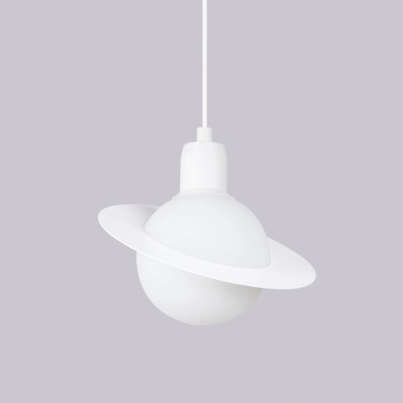 Lámpara colgante Rena blanco, 1 luz