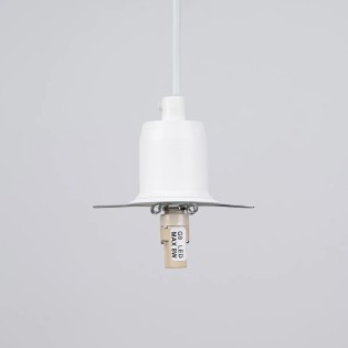 Lámpara colgante Rena blanco, 1 luz