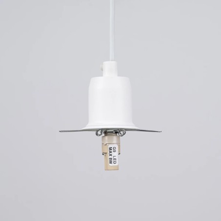 Lámpara colgante Rena blanco, 1 luz