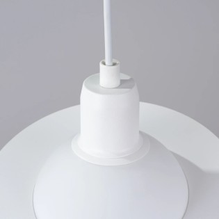 Lámpara colgante Rena blanco, 3 luces