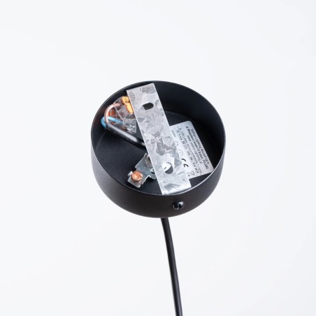 Lámpara colgante Rena negro, 1 luz