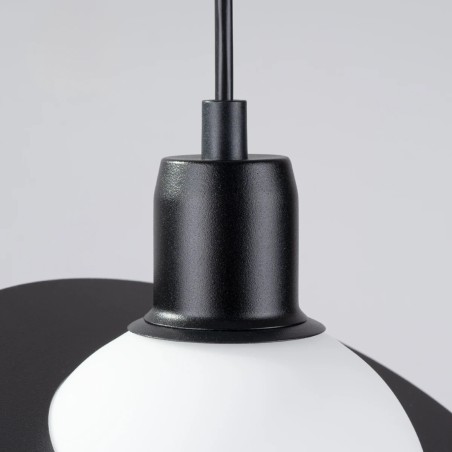 Lámpara colgante Rena negro, 3 luces