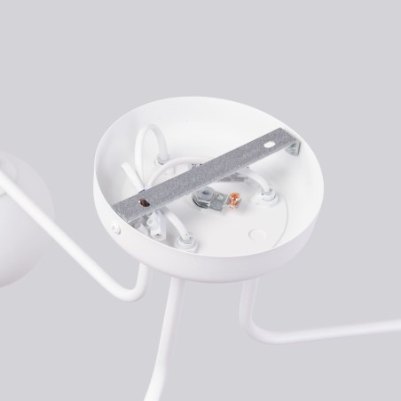 Lámpara Cumo blanco, 3 luces